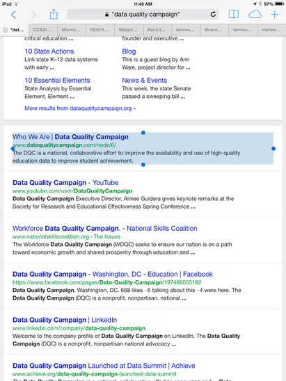 DataQualityCampaign Search on Google